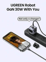 UGREEN RG 30W PD USB C Fast Robot GaN Charger