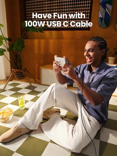 UGREEN Uno 100W Type C Fast Charging Cable