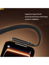 240W-65W Foldable Fast Charging Cable With Adjustable Phone Holder, Dual Type-C & USB-C Super Fast Charging, Bend-Proof Design, Compatible With Apple 15-17 Series, S, Suitable For Car And Home Use