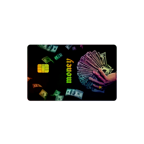 Money Cash Holographic Card Skin