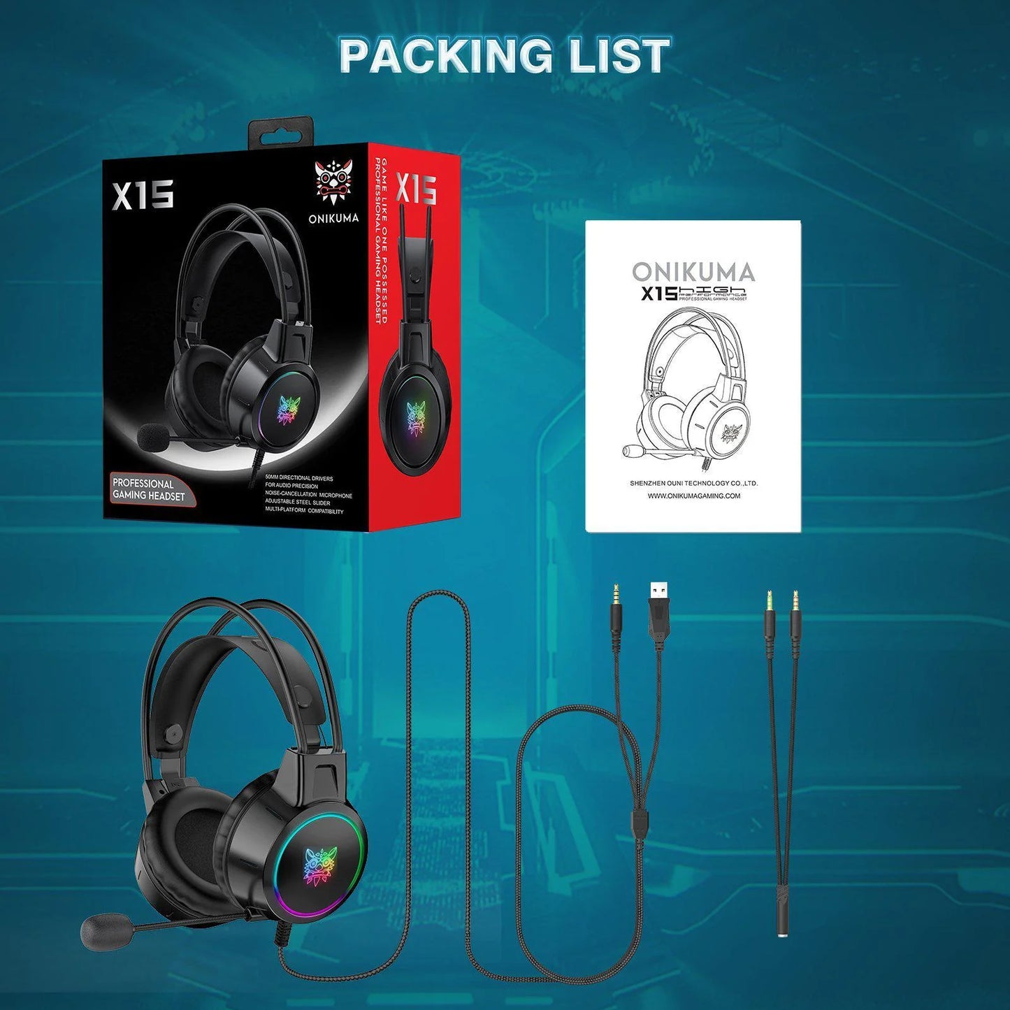 ONIKUMA X15 PRO Headphone