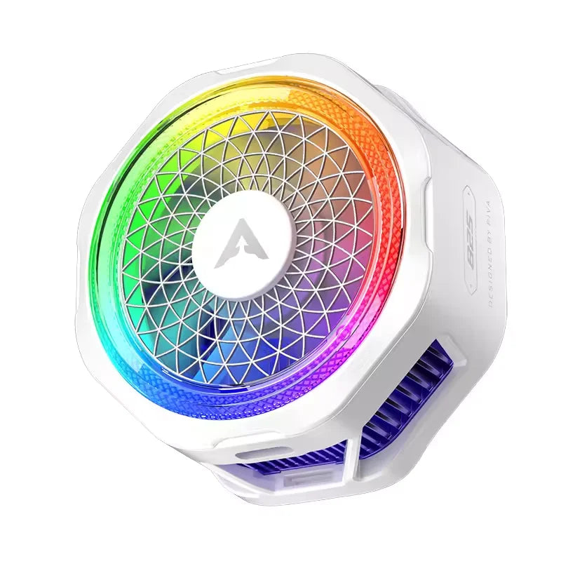 Piva B25 mobile phone cooler with magnetic clip, semiconductor cooling, for e-sports game live streaming, silent and cooling