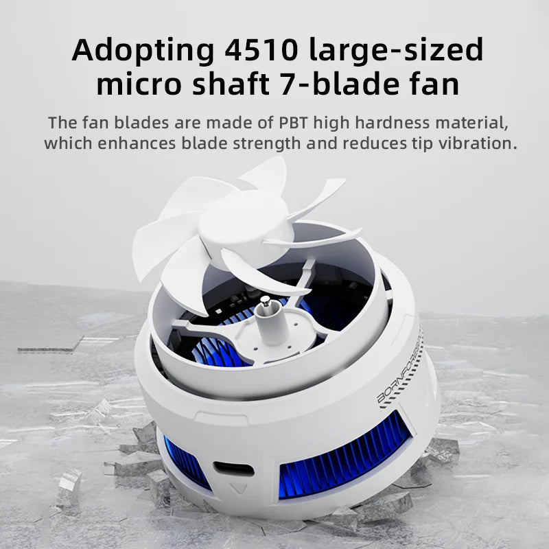 PIVA X30 27W Portable Quickly Cooling Phone Cooler Magnetic Mobile Cooling Fan for Gaming