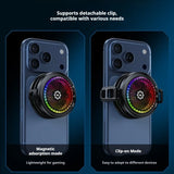 TH29 Lightweight Semiconductor Phone Cooler, Real Ice Cooling Smart Temperature Control Low Noise for Gaming Live Streaming