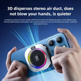 TH16 Pro Mobile Cooler 24W Magnetic & Back-Clip Ice Cooling Radiator Digital Display RGB Light Gaming