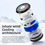 PIVA X30 27W Portable Quickly Cooling Phone Cooler Magnetic Mobile Cooling Fan for Gaming