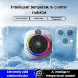 TH16 Pro Mobile Cooler 24W Magnetic & Back-Clip Ice Cooling Radiator Digital Display RGB Light Gaming