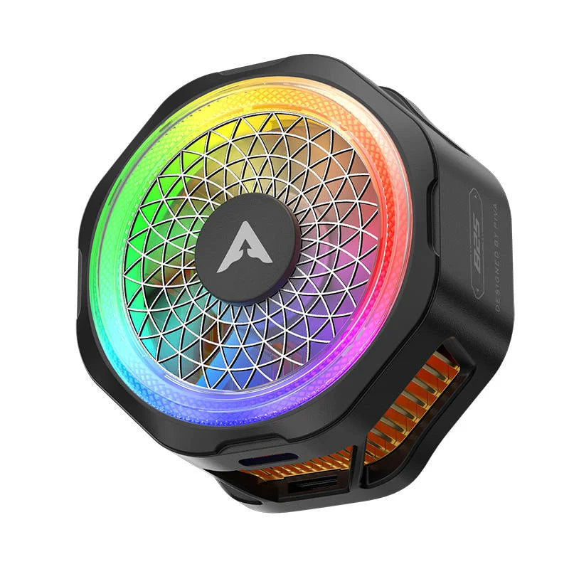 Piva B25 mobile phone cooler with magnetic clip, semiconductor cooling, for e-sports game live streaming, silent and cooling