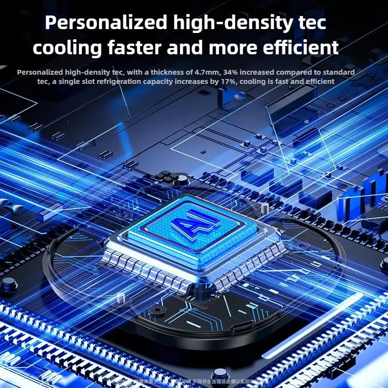 TH16 Pro Mobile Cooler 24W Magnetic & Back-Clip Ice Cooling Radiator Digital Display RGB Light Gaming