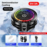 TH29 Lightweight Semiconductor Phone Cooler, Real Ice Cooling Smart Temperature Control Low Noise for Gaming Live Streaming