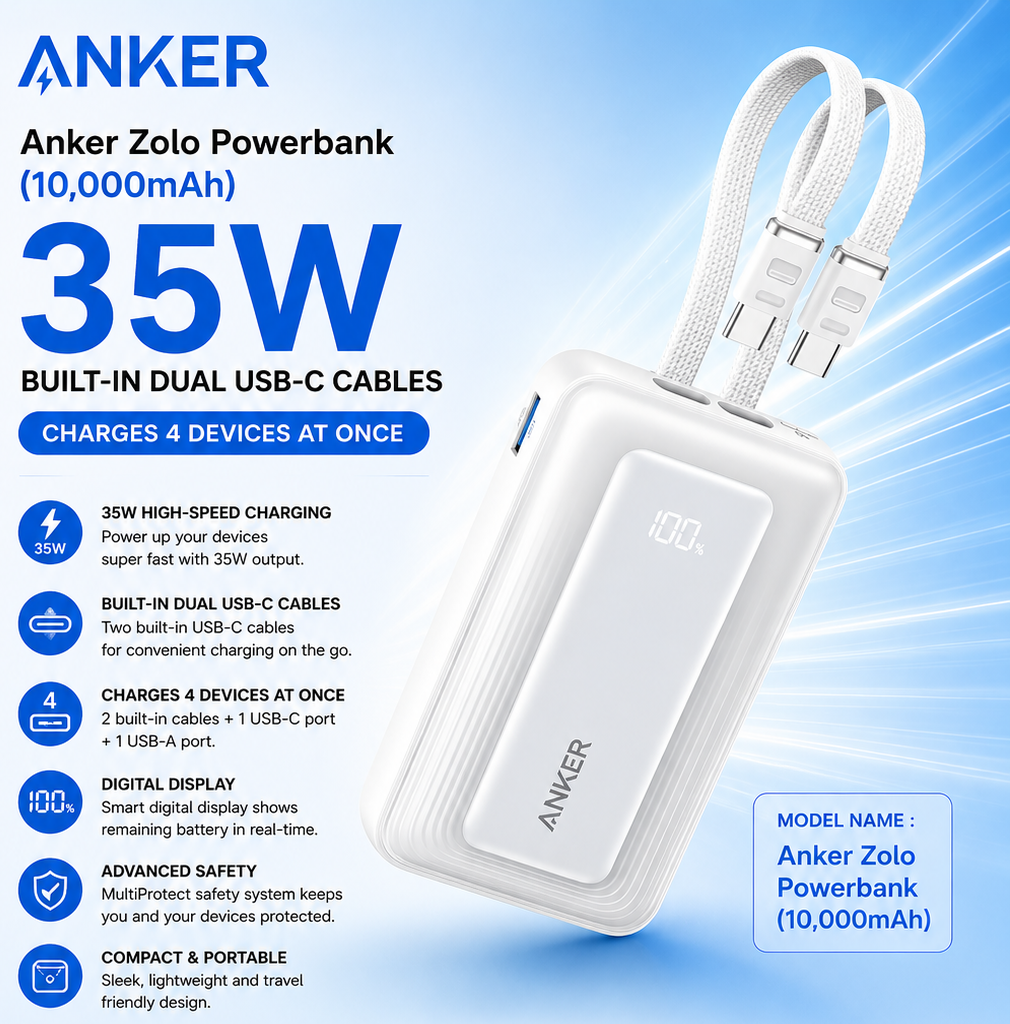 Anker Zolo Powerbank (10,000mah)